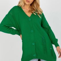 Sweter Kardigan Model LC-SW-8042.12X Green – Rue Paris