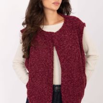 Kamizelka Model IT-KZ-FL9622.29P Bordo – Rue Paris