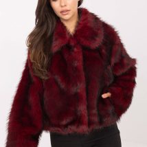 Kurtka Damska Model IT-KR-2502.50 Bordo – Rue Paris