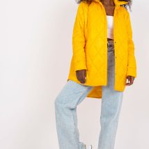Kurtka Damska Model RV-KR-003.00P Dark Yellow – Rue Paris