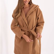 Płaszcz Damski Model IT-PL-A9587.00 Camel – Rue Paris