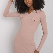 Sukienka Model RV-SK-7435.38 Dark Beige – Rue Paris
