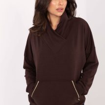 Bluza Damska Model RV-BL-A874.01P Dark Brown – Rue Paris