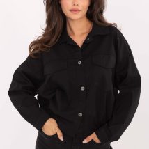 Koszula Damska Model IT-KS-FL9273.86 Black – Rue Paris