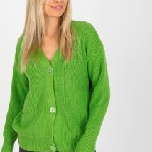 Sweter Kardigan Model LC-SW-0321.06X Light Green – Rue Paris