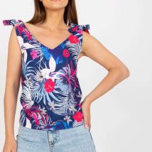 Koszulka Top Model WN-TP-1482-4.67 Navy – Rue Paris
