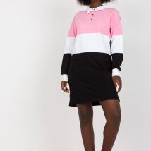Sukienka Model RV-SK-8072.20P Black/Pink – Rue Paris