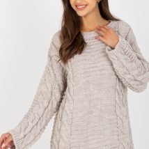 Sweter Damski Model LC-SW-8044.06X Light Beige – Rue Paris