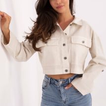 Kurtka Damska Model IT-KR-FL7029.72 Light Beige – Rue Paris