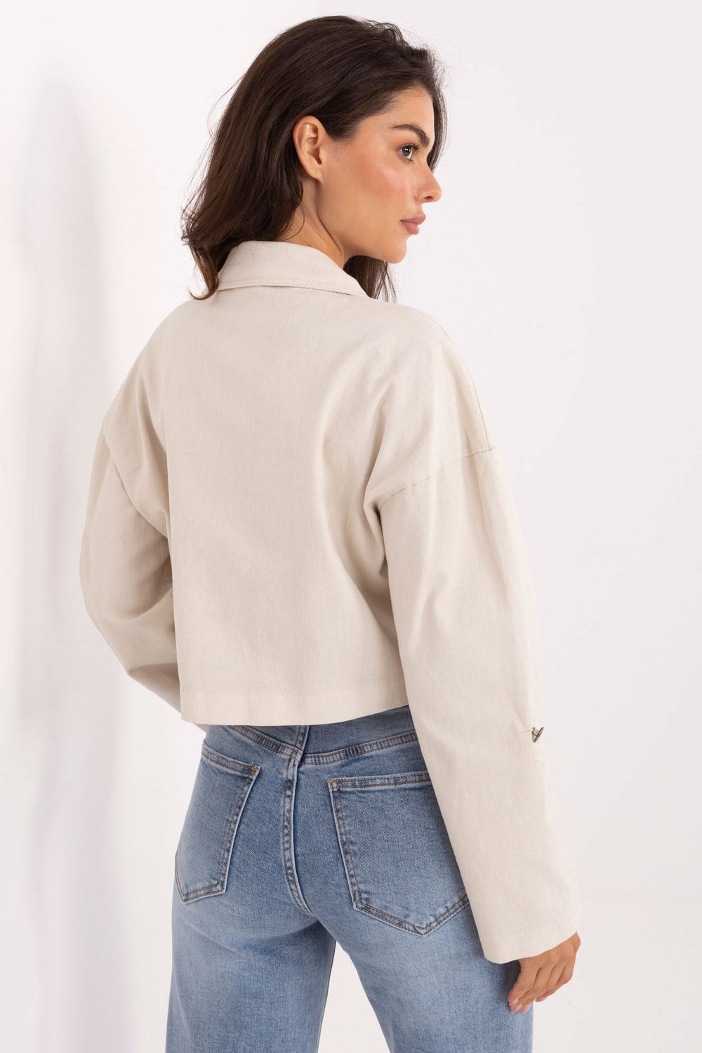 Kurtka Damska Model IT-KR-FL7029.72 Light Beige - Rue Paris - obrazek 4