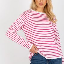 Sweter Damski Model LC-SW-6006.22 White/Pink – Rue Paris