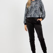 Spodnie Komplet Model WN-KMPL-2410-1.17 White/Black – Rue Paris