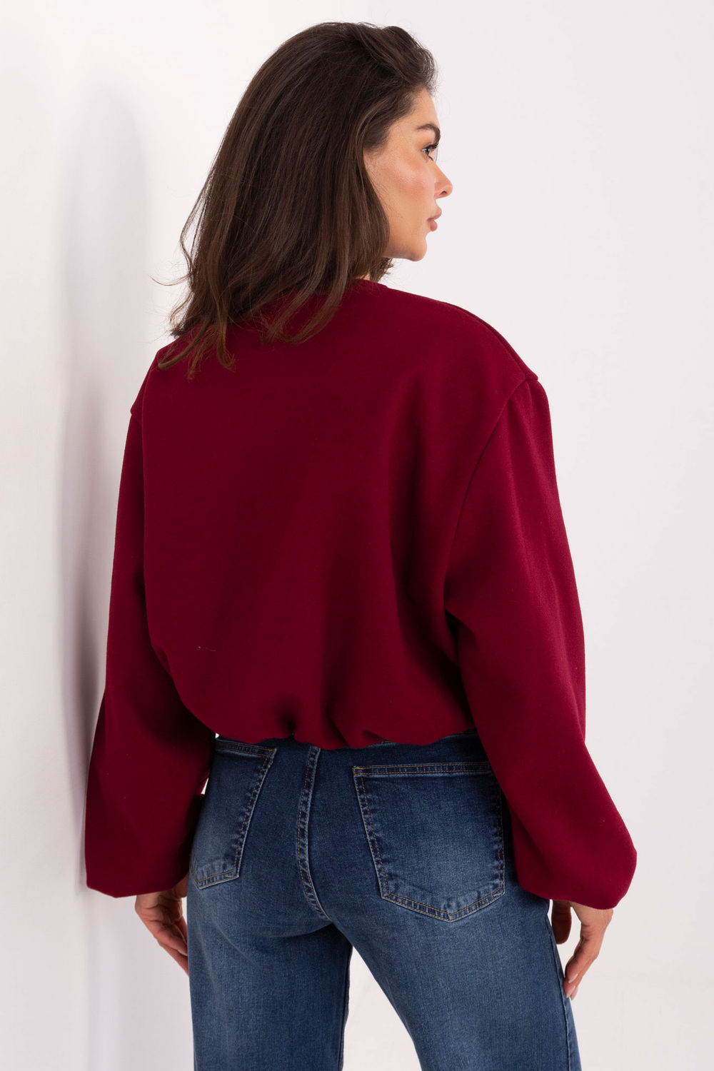 Kurtka Damska Model IT-KR-A8612.46 Bordo - Rue Paris - obrazek 4