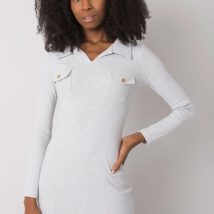 Sukienka Model RV-SK-7435.38 Light Grey – Rue Paris