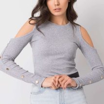 Bluzka Model RV-BZ-5099-1.07 Grey – Rue Paris