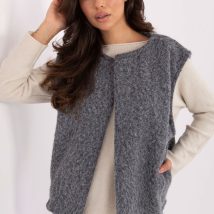 Kamizelka Model IT-KZ-FL9622.29P Dark Grey – Rue Paris