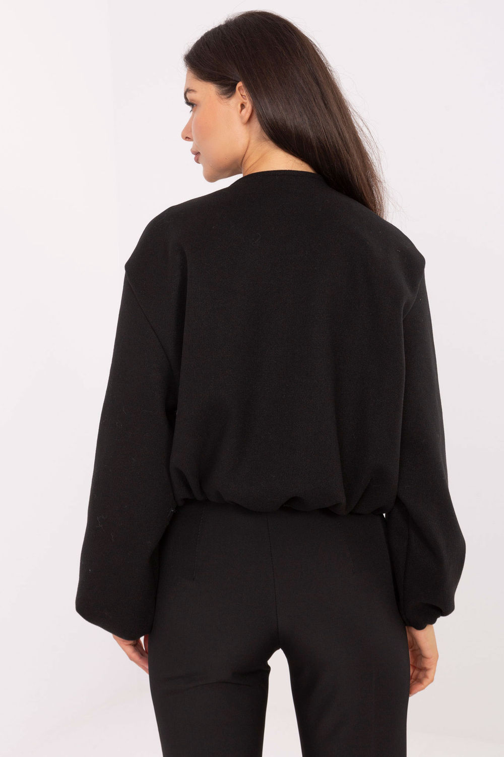 Kurtka Damska Model IT-KR-A8612.46 Black - Rue Paris - obrazek 4