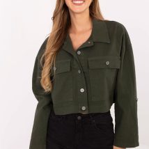 Kurtka Damska Model IT-KR-FL7029.72 Khaki – Rue Paris