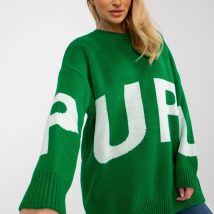 Sweter Damski Model LC-SW-8050.95P Green – Rue Paris