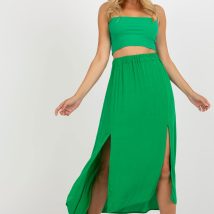 Spódnica Model WN-SD-8196.18 Green – Rue Paris