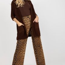 Sweter Kardigan Model LO-SW-LK-3002.98P Dark Brown – Rue Paris