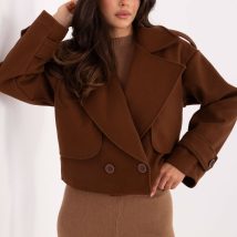 Płaszcz Damski Model IT-KR-A9558.62 Brown – Rue Paris