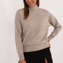 Sweter Damski Model AT-SW-2339.54 Dark Beige – AT