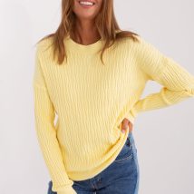 Sweter Damski Model AT-SW-2338.14P Light Yellow – AT