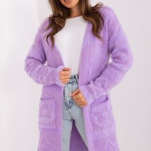 Sweter Kardigan Model AT-SW-234503.00P Light Violet – AT