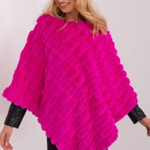Sweter Ponczo Model AT-PN-2347.16 Fuksja – AT