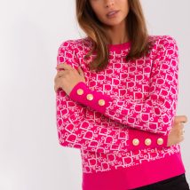 Sweter Damski Model AT-SW-2342.46P Fuksja – AT