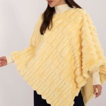 Sweter Ponczo Model AT-PN-2347.88 Light Yellow – AT