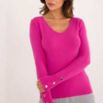 Sweter Damski Model AT-SW-2334.49 Fuksja – AT