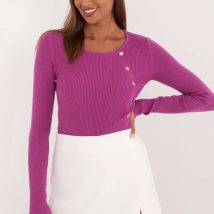 Sweter Damski Model AT-SW-2332-2.65 Dark Violet – AT