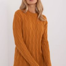 Sweter Damski Model AT-SW-2343.88 Dark Yellow – AT
