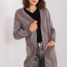 Sweter Kardigan Model AT-SW-234501.00P Dark Brown – AT