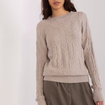 Sweter Damski Model AT-SW-2340.43 Beige – AT