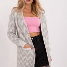 Sweter Kardigan Model AT-SW-2340-A.00 Grey – AT
