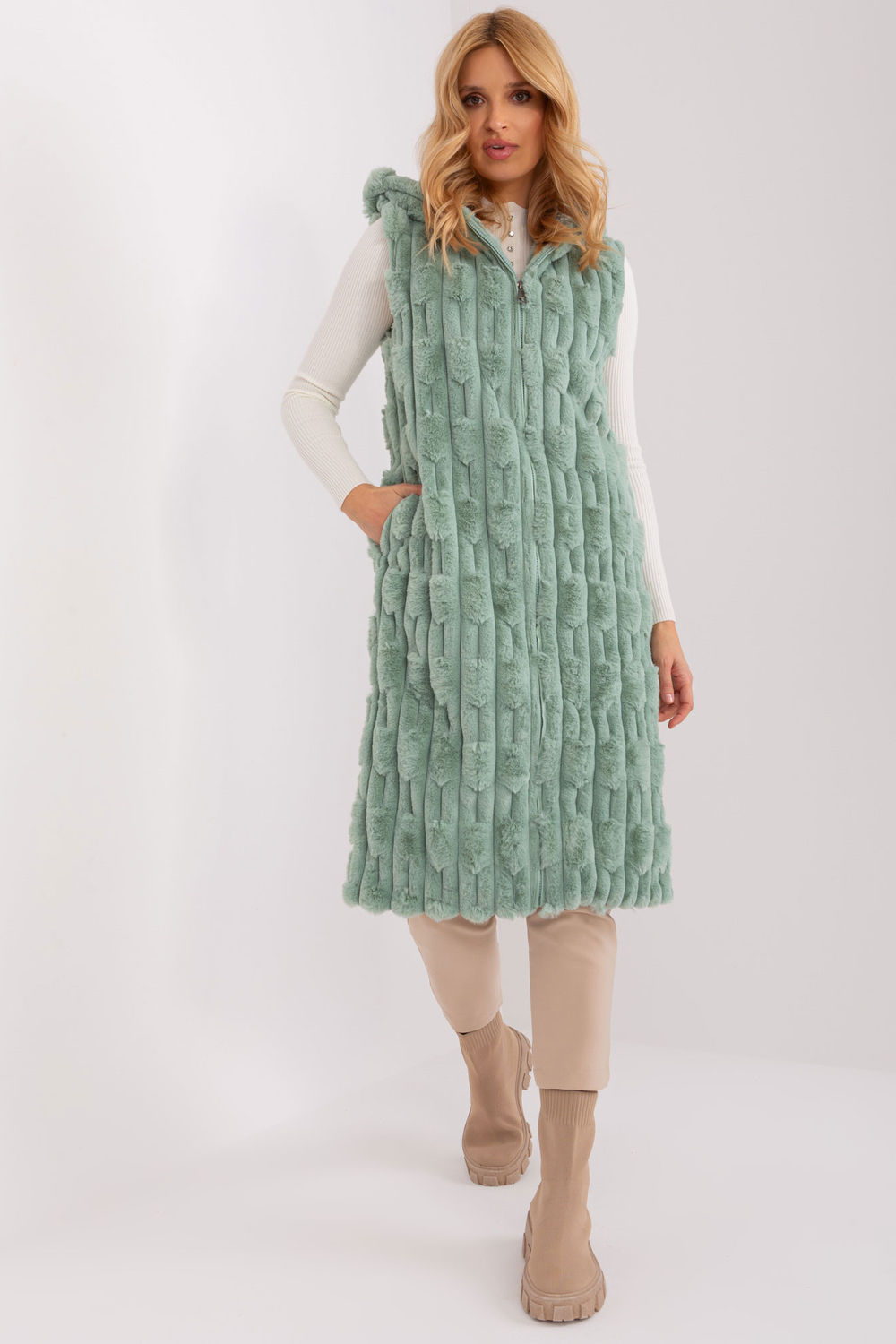 Kamizelka Model AT-KZ-2368-1.07 Pistacja - AT