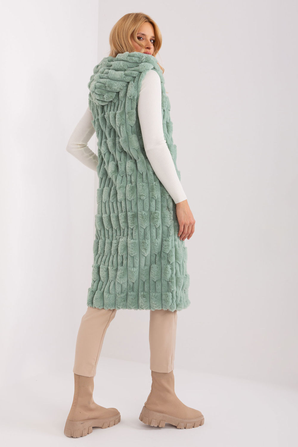 Kamizelka Model AT-KZ-2368-1.07 Pistacja - AT - obrazek 4