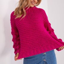 Sweter Damski Model AT-SW-2382.97P Fuksja – AT