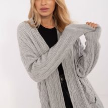 Sweter Kardigan Model AT-SW-2366.61 Grey – AT