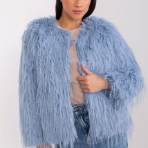 Kurtka Damska Model AT-KR-2359.96P Grey/Blue – AT