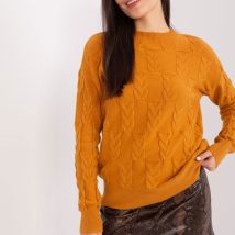 Sweter Damski Model AT-SW-2340.22 Dark Yellow – AT