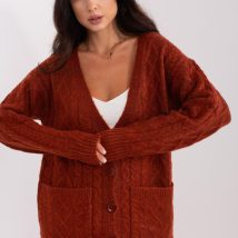 Sweter Damski Model AT-SW-2358.31 Dark Orange – AT