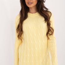 Sweter Damski Model AT-SW-2343.88 Light Yellow – AT