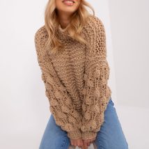 Sweter Damski Model AT-SW-2382.97P Beige – AT