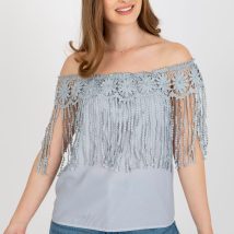 Bluzka Model AT-BZ-1801.87 Grey – AT