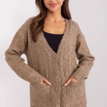 Sweter Damski Model AT-SW-2358.31 Dark Beige – AT