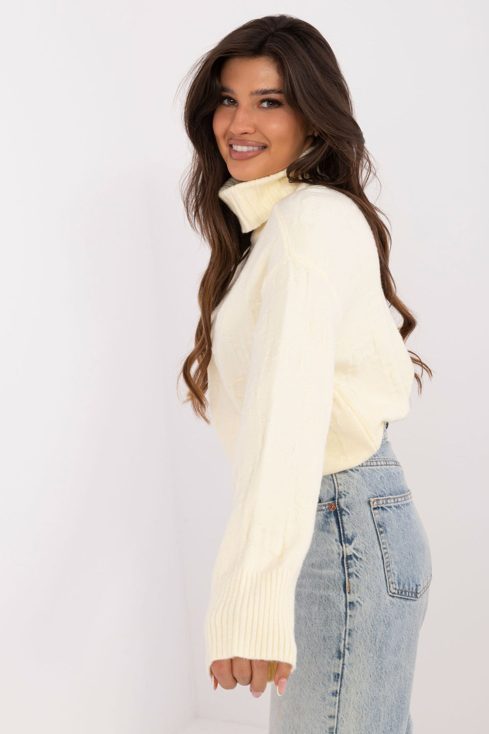 Golf Damski Model AT-SW-2342-1.35 Light Yellow - AT - obrazek 3